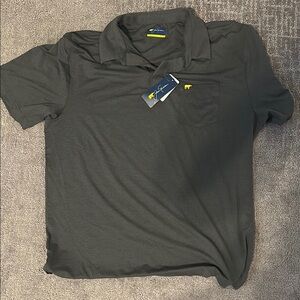 Gray Polo Shirt Moisture-Wicking Athletic Wear